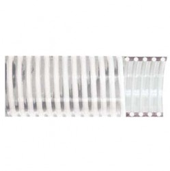 2-1/2"Foot And Milk PVC Suction Hose - Tri-Clamp Ferrules